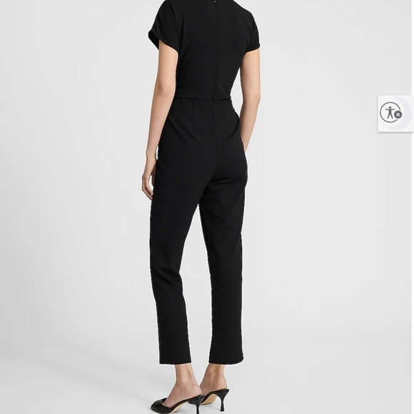 Express Elegant Black Jumpsuit Small - Picture 2 of 6